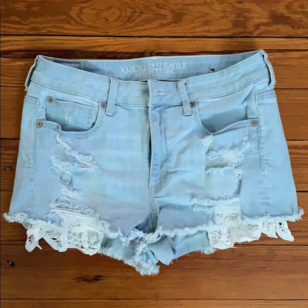 Denim Super Stretch Shorts from AE
